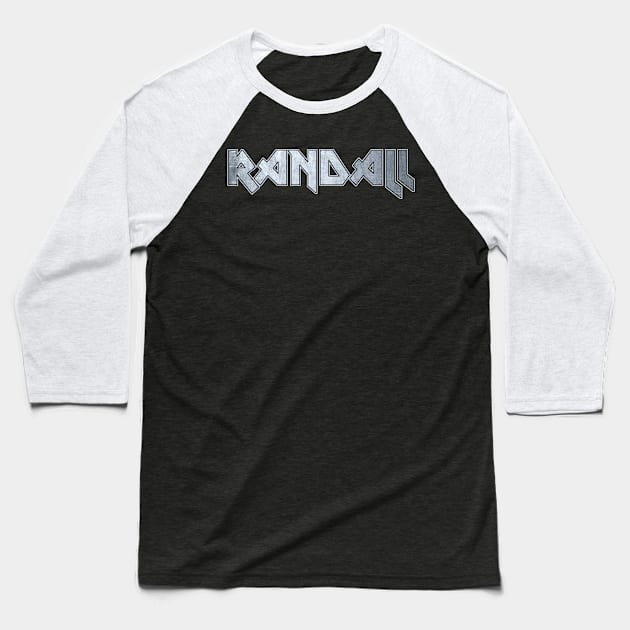 Heavy metal Randall Baseball T-Shirt by KubikoBakhar